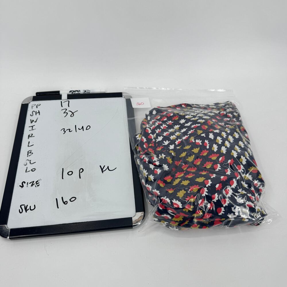 Maeve Navy Multicolor Abstract Dot Short Sleeve Dress 10P - Picture 11 of 11
